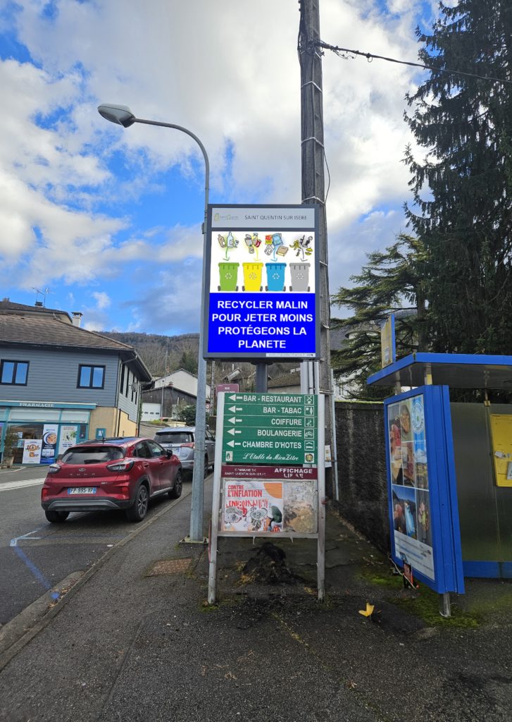 PANNEAU DE SAINT QUENTIN SUR ISERE